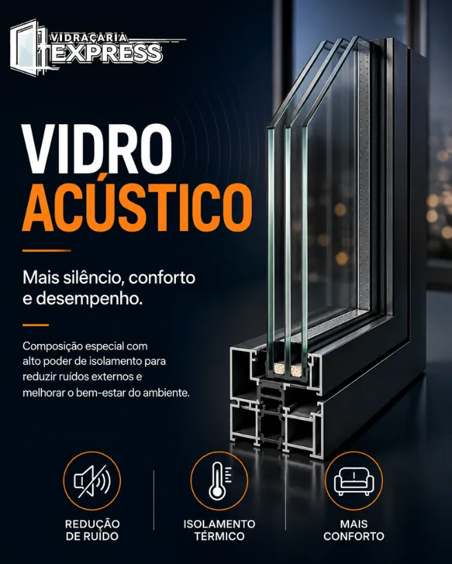Vidro Acústico em Itatinga - vedação para melhorar conforto