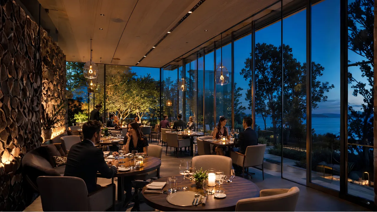 Aplicações comerciais em vidro